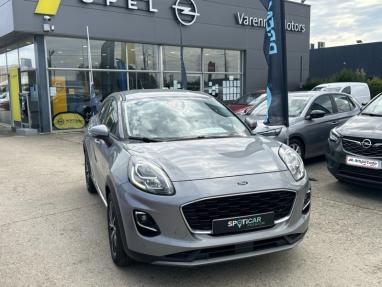 Voir le détail de l'offre de cette FORD Puma 1.0 EcoBoost 125ch mHEV Titanium 6cv de 2020 en vente à partir de 197.08 €  / mois