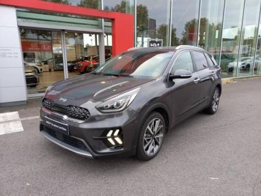 Voir le détail de l'offre de cette KIA Niro 1.6 GDi 105ch ISG + électrique 43.5ch Design DCT6 de 2021 en vente à partir de 248.57 €  / mois