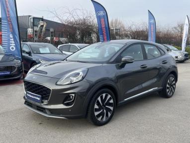 Voir le détail de l'offre de cette FORD Puma 1.0 EcoBoost 125ch S&S mHEV Titanium Business Powershift de 2022 en vente à partir de 217.42 €  / mois