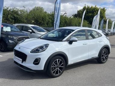 Voir le détail de l'offre de cette FORD Puma 1.0 EcoBoost 125ch S&S mHEV Titanium Powershift de 2023 en vente à partir de 218.56 €  / mois