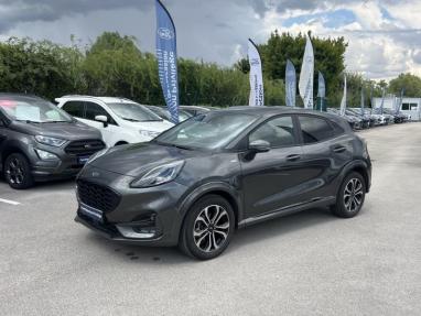 Voir le détail de l'offre de cette FORD Puma 1.0 Flexifuel 125ch S&S mHEV ST-Line de 2024 en vente à partir de 237.45 €  / mois