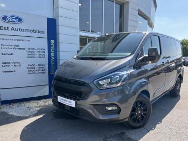 Voir le détail de l'offre de cette FORD Transit Custom Fg 320 L1H1 2.0 EcoBlue 170 S&S Cabine Approfondie Limited BVA6 7cv de 2021 en vente à partir de 480.52 €  / mois